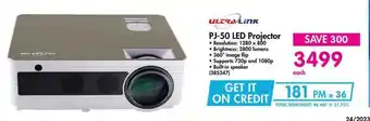 Makro Ultra Link PJ-50 LED Projector offer