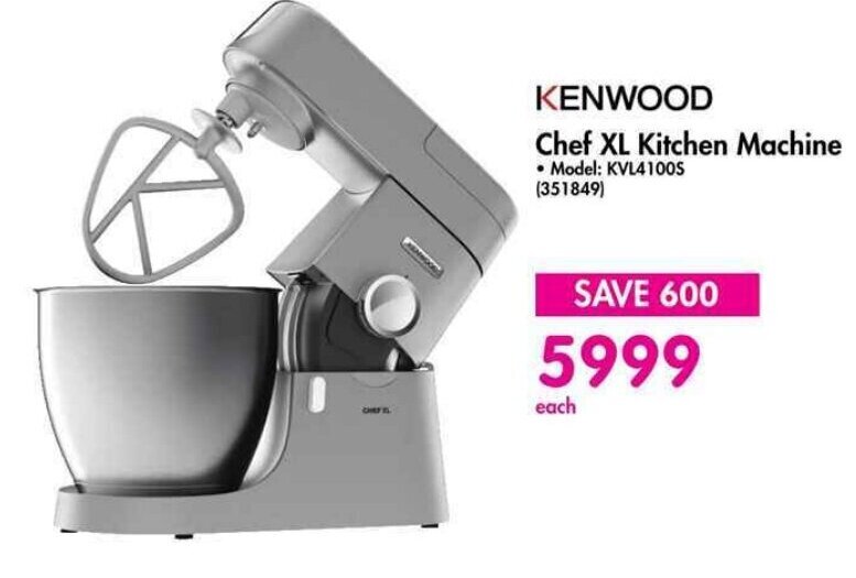 KENWOOD Chef XL Kitchen Machine offer at Makro