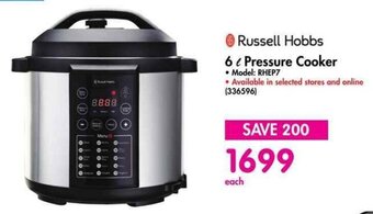 Makro Russell Hobbs 6 L Pressure Cooker offer