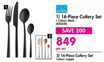 Makro 1) 16-Piece Cutlery Set offer