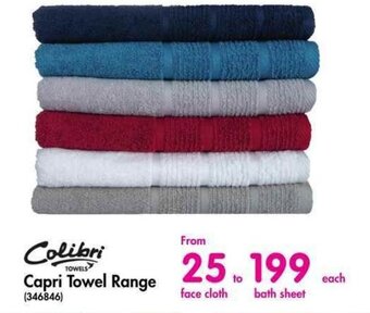Makro Colibri Capri Towel Range offer