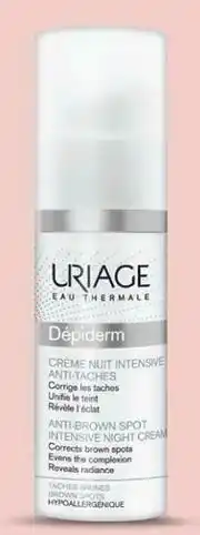 Dis-Chem Uriage Eau Thermale Depiderm Anti Brown Spot Intensve Night Cream-30ml offer