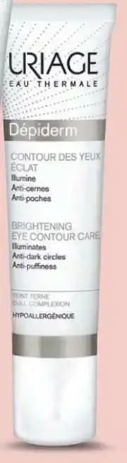 Dis-Chem Uriage Eau Thermale Depiderm Brightening Eye Contour Care-15ml offer
