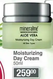 Dis-Chem Mineraline Aloe Vera Moisturizing Day Cream-50ml offer