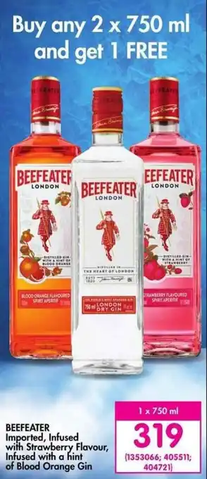 Makro BEEFEATER Imported, Infused with Strawberry Flavour, Infused with a hint of Blood Orange Gin offer