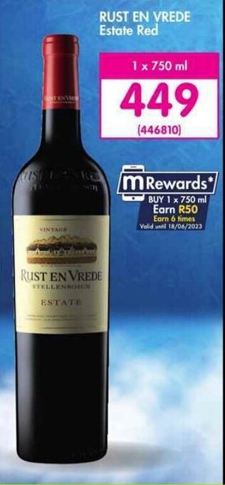 Makro RUST EN VREDE Estate Red offer