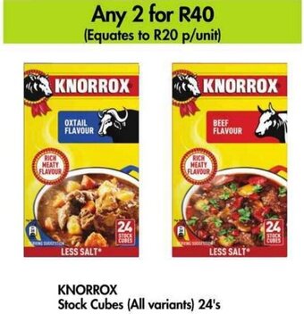 Makro KNORROX Stock Cubes (All variants) 24's offer