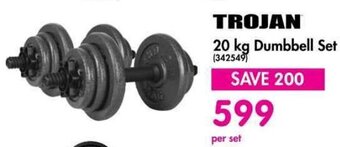 Makro TROJAN 20 kg Dumbbell Set offer