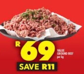 Shoprite VALUE GROUND BEEF per kg offer