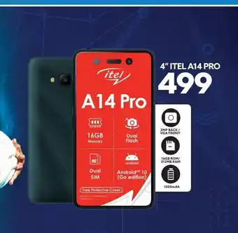 Ackermans 4'' itel a14 pro offer