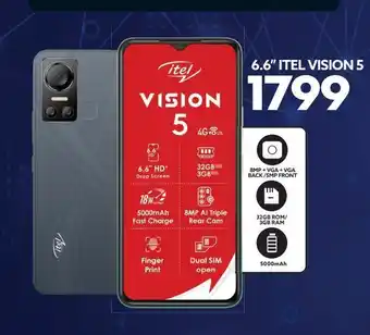 Ackermans 6.6'' itel vision 5 offer