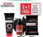 Young solution triple take 3 in 1 cleanser, scrub & mask-100ml each