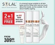 Dis-Chem Solal face care products-each offer