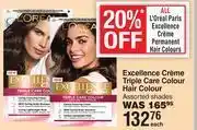 Dis-Chem L'oreal excellence creme triple care colour hair colour assorted shades-each offer
