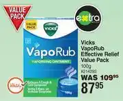 Dis-Chem Vicks vaporub effective relief value pack-100g offer