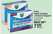 Dis-Chem Vicks vapolozenges + immune support assorted-16 lozenges each offer