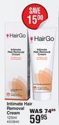 Dis-Chem Hair go intimate hair removal cream-125ml offer