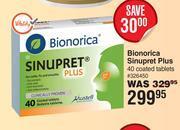 Dis-Chem Bionorica sinupret plus 40 coated offer