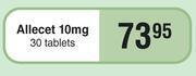 Dis-Chem Allecet 10mg 30 tablets offer