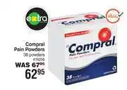 Dis-Chem Compral pain powders 38 powders offer