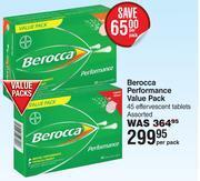 Dis-Chem Berocca performance value pack 45 effervescent tablets assorted-per pack offer