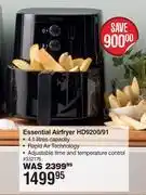 Dis-Chem Philips 4.1ltr essential airfryer hd9200/91 offer