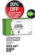 Dis-Chem Lifestyle health stress support 20 tablets offer