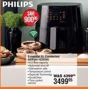 Dis-Chem Philips 6.2ltr essential xl connected airfryer hd9280 offer