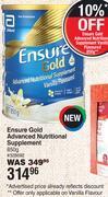 Dis-Chem Ensure gold advanced nutritional supplement-850g offer