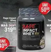 Biogen rage impact whey assorted-750g