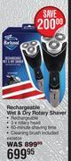 Dis-Chem Barbasol rechargeable wet & dry rotary shaver offer