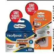Dis-Chem Maxshave tech edge 5 cartridges-4 per pack offer