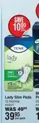 Tena lady slim pads (12 normal)-per pack