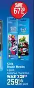 Dis-Chem Oral b kids brush heads assorted characters-2 per pack offer