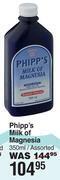 Dis-Chem Phipp's milk of magnesia assorted-350ml offer