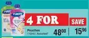 Dis-Chem Purity baby food pouches assorted-for 4 x 110ml offer