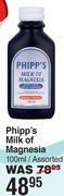 Dis-Chem Phipp's milk of magnesia assorted-100ml offer