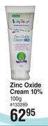 Dis-Chem Baby things zinc oxide cream 10%-100g offer