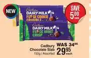 Dis-Chem Cadbury chocolate slab assorted-150g each offer