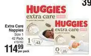 Dis-Chem Huggies extra care nappies-42 per pack offer