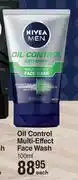 Dis-Chem Nivea oil control multi-effect face wash-100ml each offer