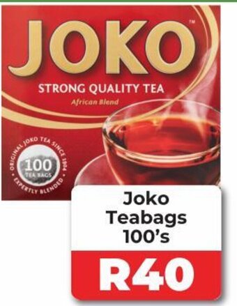 1UP Joko Teabags 100's offer