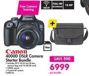 Makro Canon 4000d dslr camera starter bundle offer