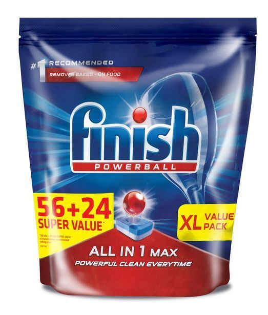 Finish 56's + 24's auto all in one dishwashing tablets offer at Takealot