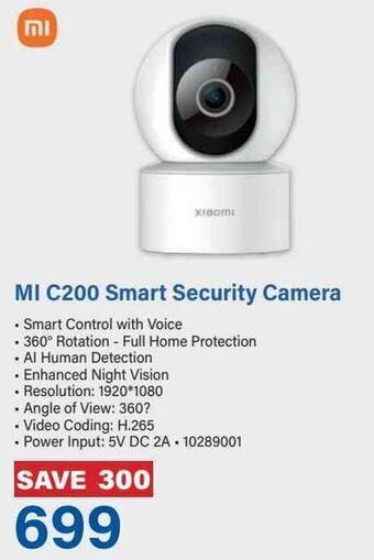 MI C200 Smart Security Camera