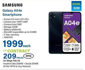 Incredible Connection SAMSUNG Galaxy A04e Smartphone offer