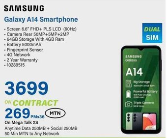 Incredible Connection SAMSUNG Galaxy A14 Smartphone offer