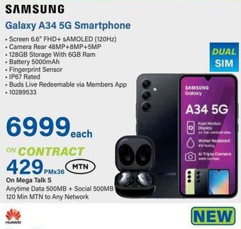 Incredible Connection SAMSUNG Galaxy A34 5G Smartphone offer