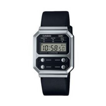 Casio retro unisex wr – a100wel-1adf (leather band)
