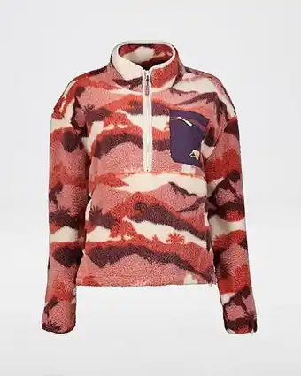 Cape Union Mart K-way women's aurora 1/4 zip shaggy fleece offer